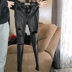 Hollister high rise super skinny